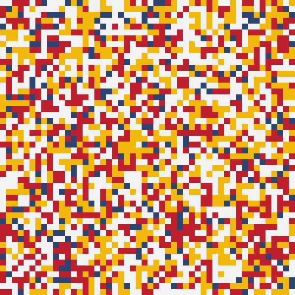 Run 1 Mondrian Series: Print 19 of 25