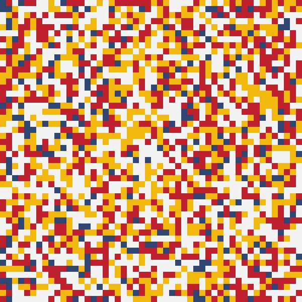 Run 1 Mondrian Series: Print 24 of 25