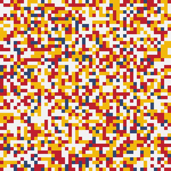 Run 1 Mondrian Series: Print 4 of 25