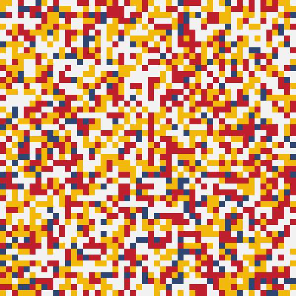 Run 1 Mondrian Series: Print 12 of 25