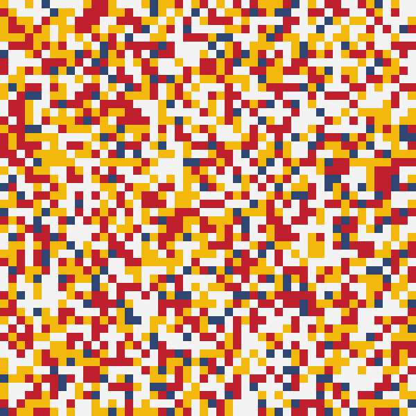 Run 1 Mondrian Series: Print 9 of 25