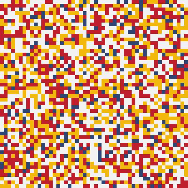 Run 1 Mondrian Series: Print 3 of 25