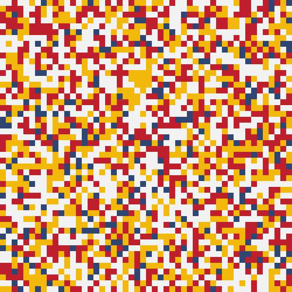 Run 1 Mondrian Series: Print 14 of 25