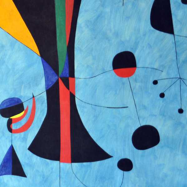 Isolated sample of Joan Miró's Mural for the Terrace Plaza Hotel, Cincinnati