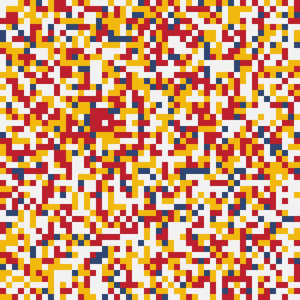 Run 1 Mondrian Series: Print 5 of 25