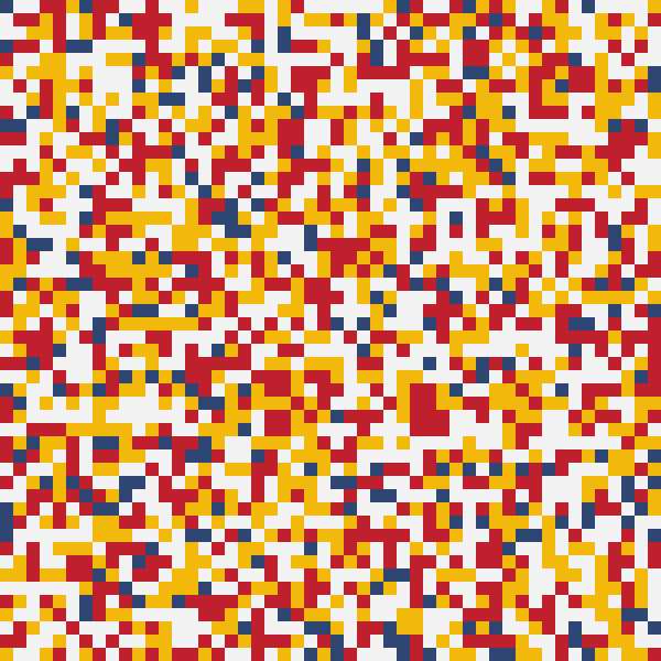 Run 1 Mondrian Series: Print 21 of 25