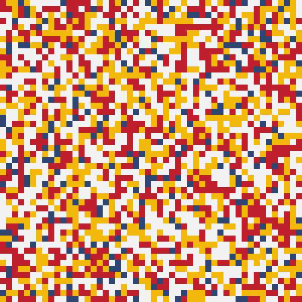 Run 1 Mondrian Series: Print 10 of 25