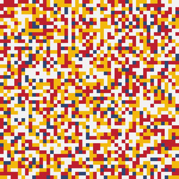 Run 1 Mondrian Series: Print 13 of 25