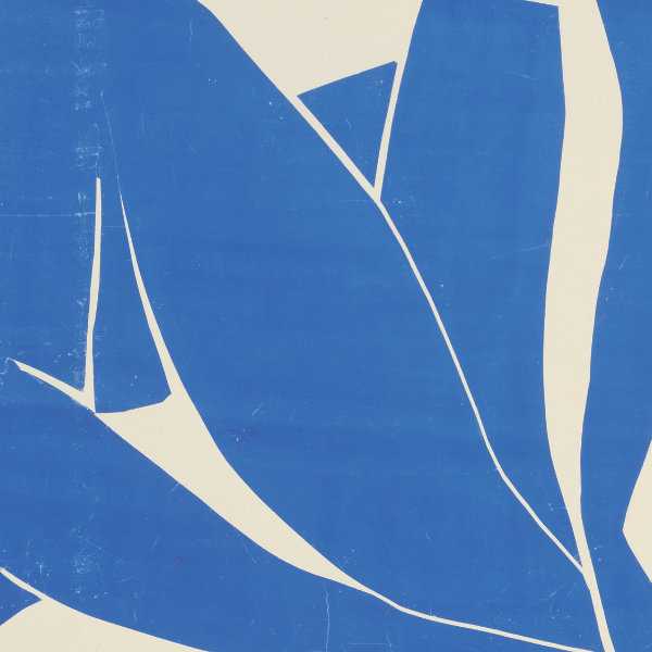 Isolated sample of Matisse's Nu Bleu II